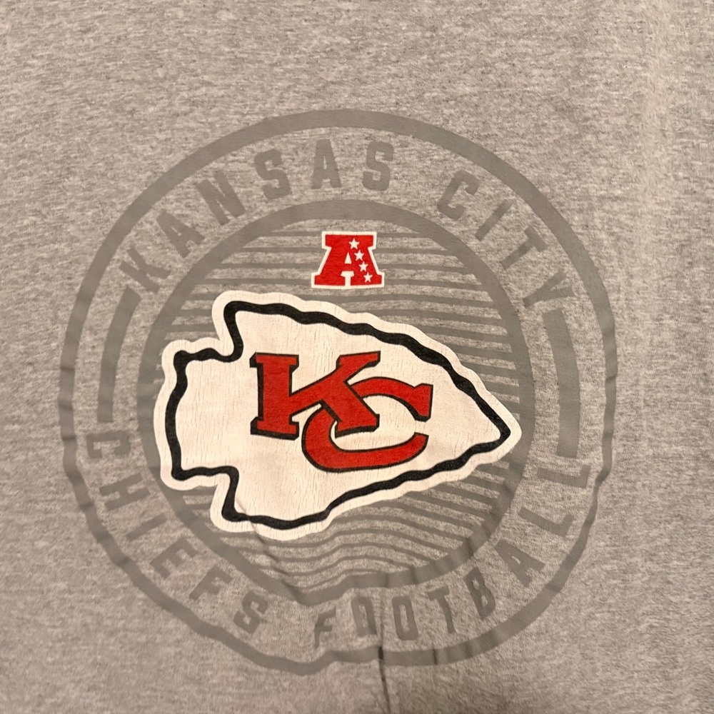 Kansas City Chiefs Gray Short Sleeve T-Shirt - Picture 3 of 5